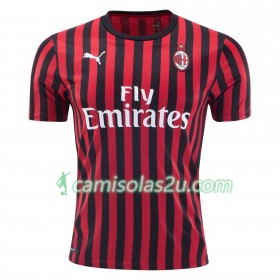 Camisolas de Futebol AC Milan Equipamento Principal 2019/20 Manga Curta
